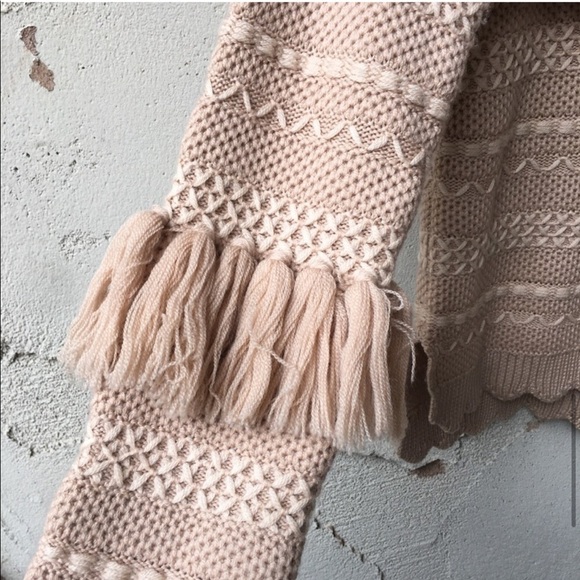 Jonathan Simkhai Wool Tassel Knit Crew Neck Sweater size S - Picture 12 of 13